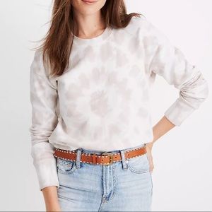 Madewell Tie-Dye Crop Sweatshirt